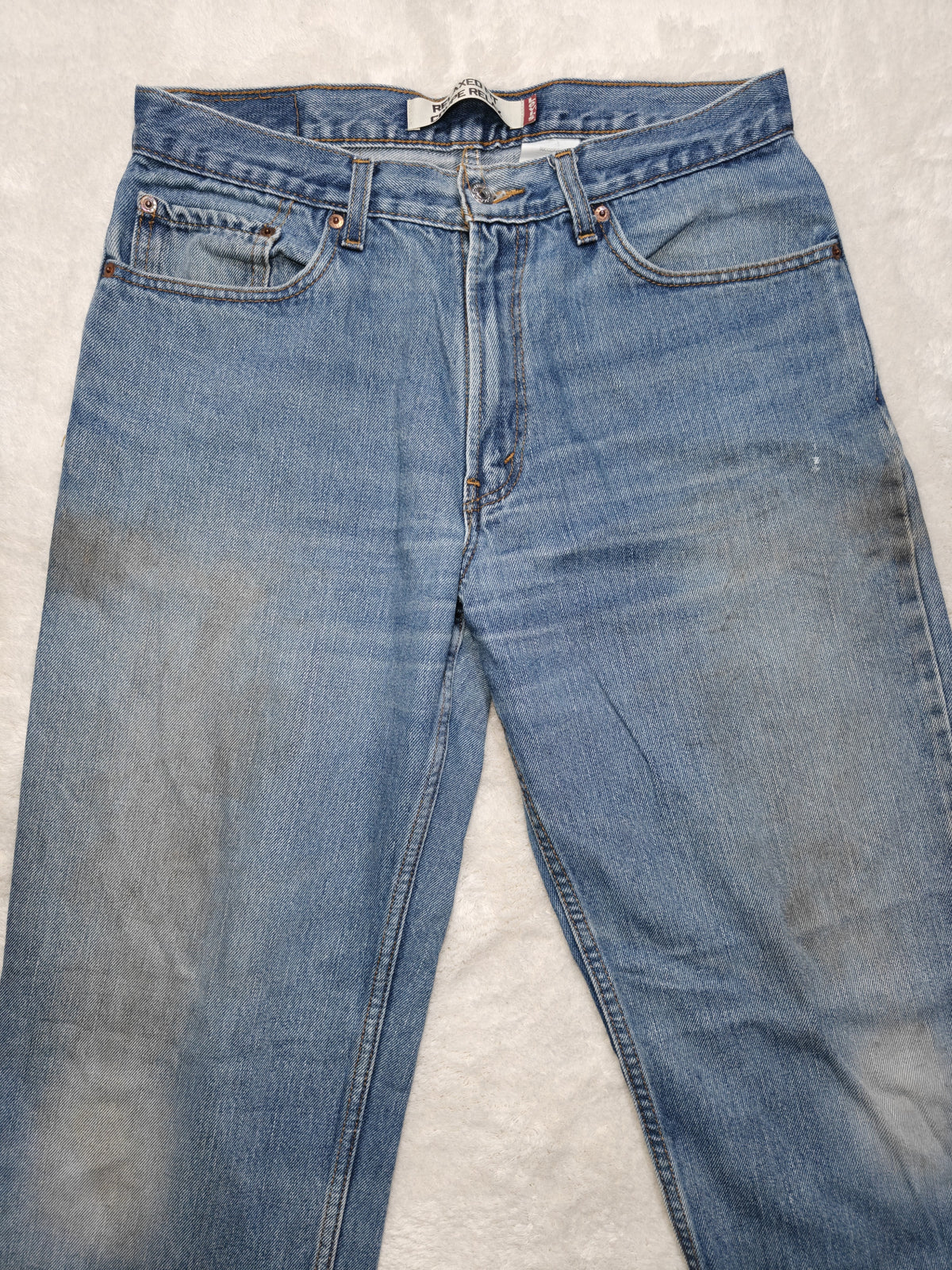 Men Levi’s 550 Blue Relaxed Tapered W34 L32 Jeans