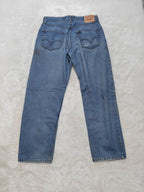 Men Levi’s 550 Blue Relaxed Tapered W34 L32 Jeans