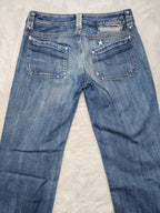 Women Diesel Keate Blue 0081M Straight W25 L32 (EU 34/XS) Vintage 2005 Jeans
