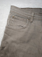 Men Wrangler Light Brown Regular Straight W33 L30 Jeans