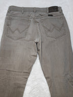 Men Wrangler Light Brown Regular Straight W33 L30 Jeans