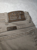 Men Wrangler Light Brown Regular Straight W33 L30 Jeans