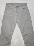 Men Levi’s 551 White Label Washed Charcoal Grey W28 L30 Vintage 1998 Jeans