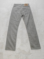 Men Levi’s 551 White Label Washed Charcoal Grey W28 L30 Vintage 1998 Jeans