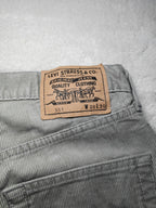 Men Levi’s 551 White Label Washed Charcoal Grey W28 L30 Vintage 1998 Jeans