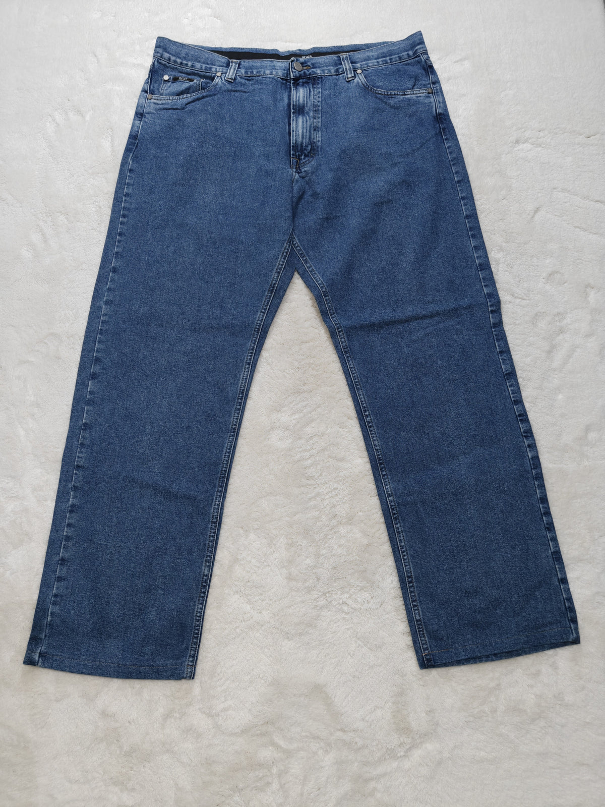 Men Hugo Boss Alabama Blue Straight W40 L34 Made in Italy Jeans