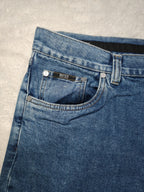 Men Hugo Boss Alabama Blue Straight W40 L34 Made in Italy Jeans