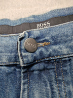 Men Hugo Boss Alabama Blue Straight W40 L34 Made in Italy Jeans