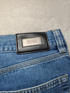 Men Hugo Boss Alabama Blue Straight W40 L34 Made in Italy Jeans
