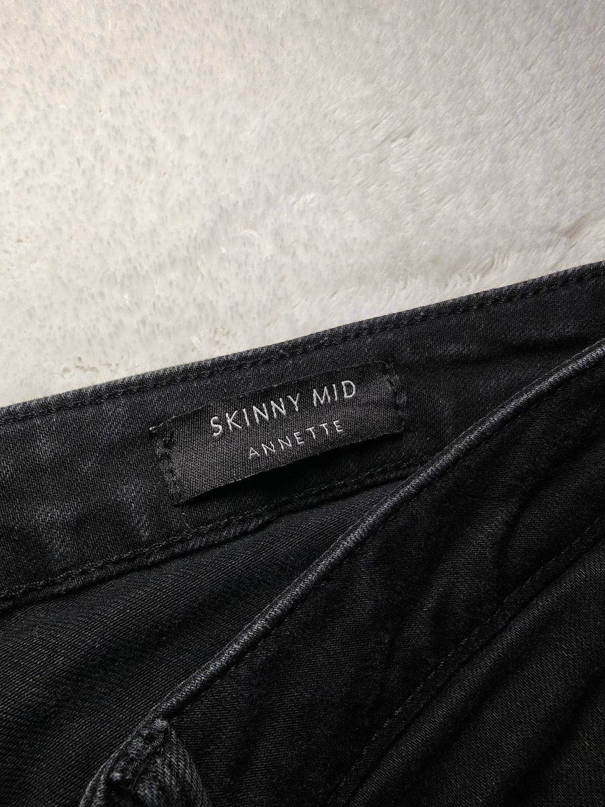 Women Guess Annette Black Skinny W34 L32 (EU 48/XL) Jeans