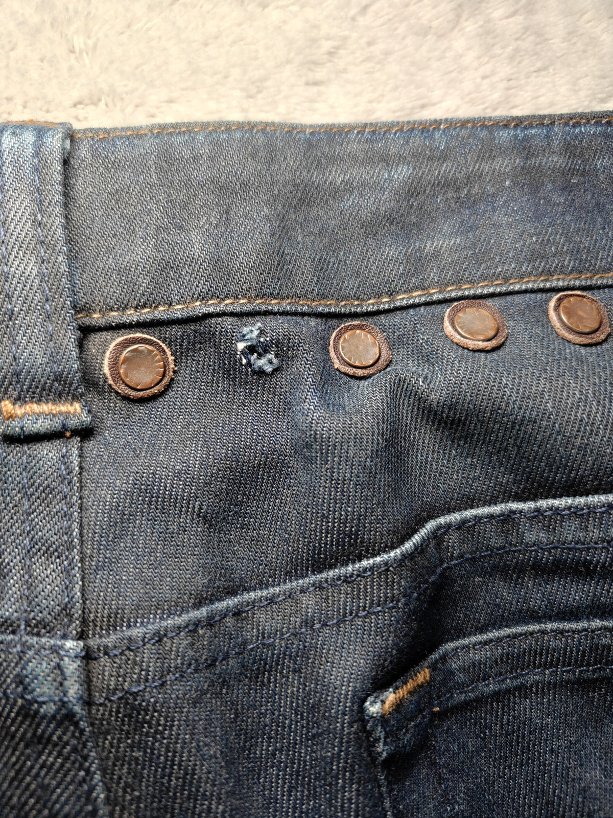 Men Calvin Klein Dark Washed Blue Slim W34 L32 Jeans