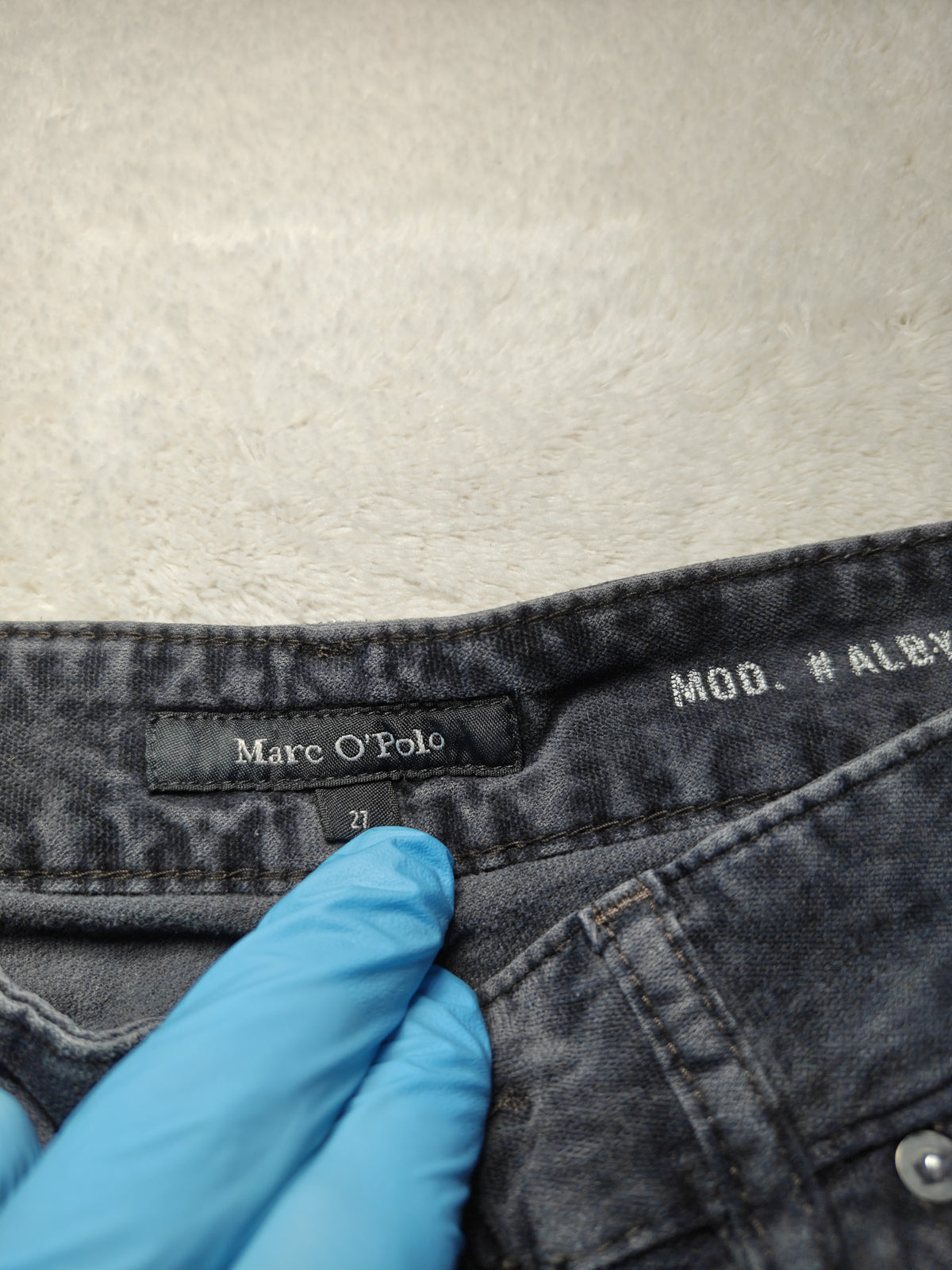 Women Marc O'Polo Alby Washed Black Slim W27 L32 (EU 36/S) Jeans
