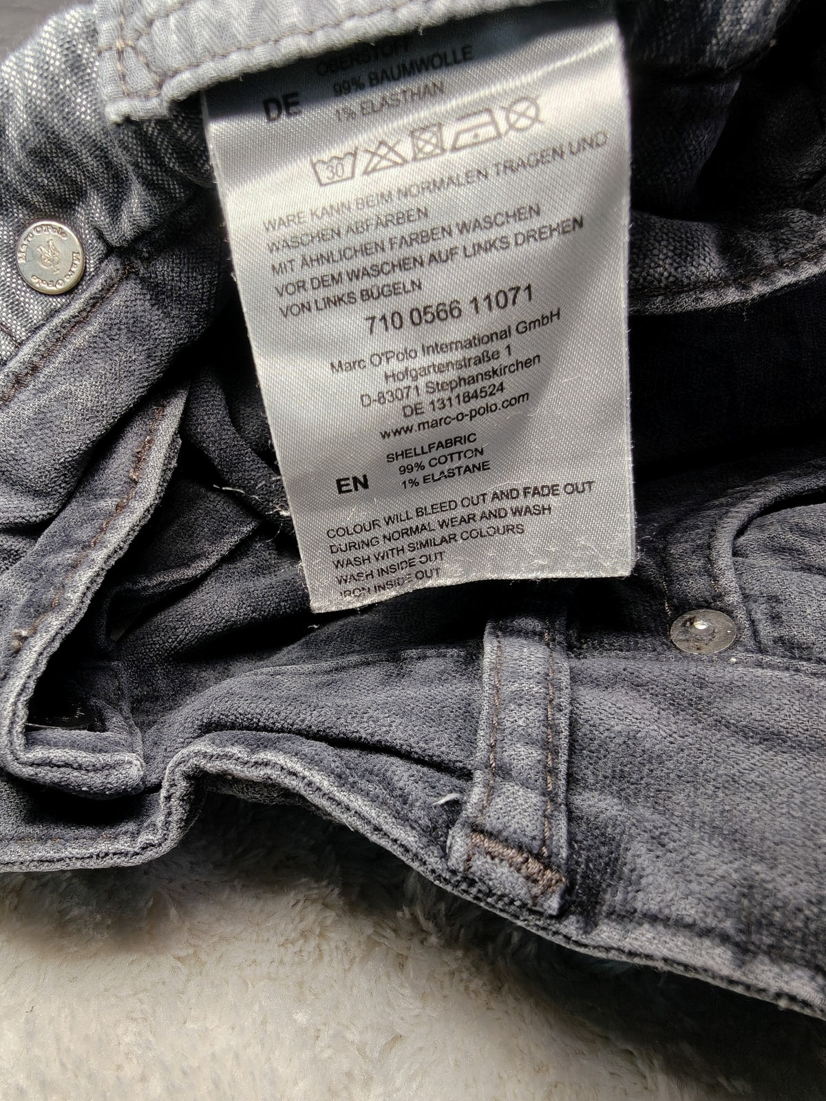 Women Marc O'Polo Alby Washed Black Slim W27 L32 (EU 36/S) Jeans