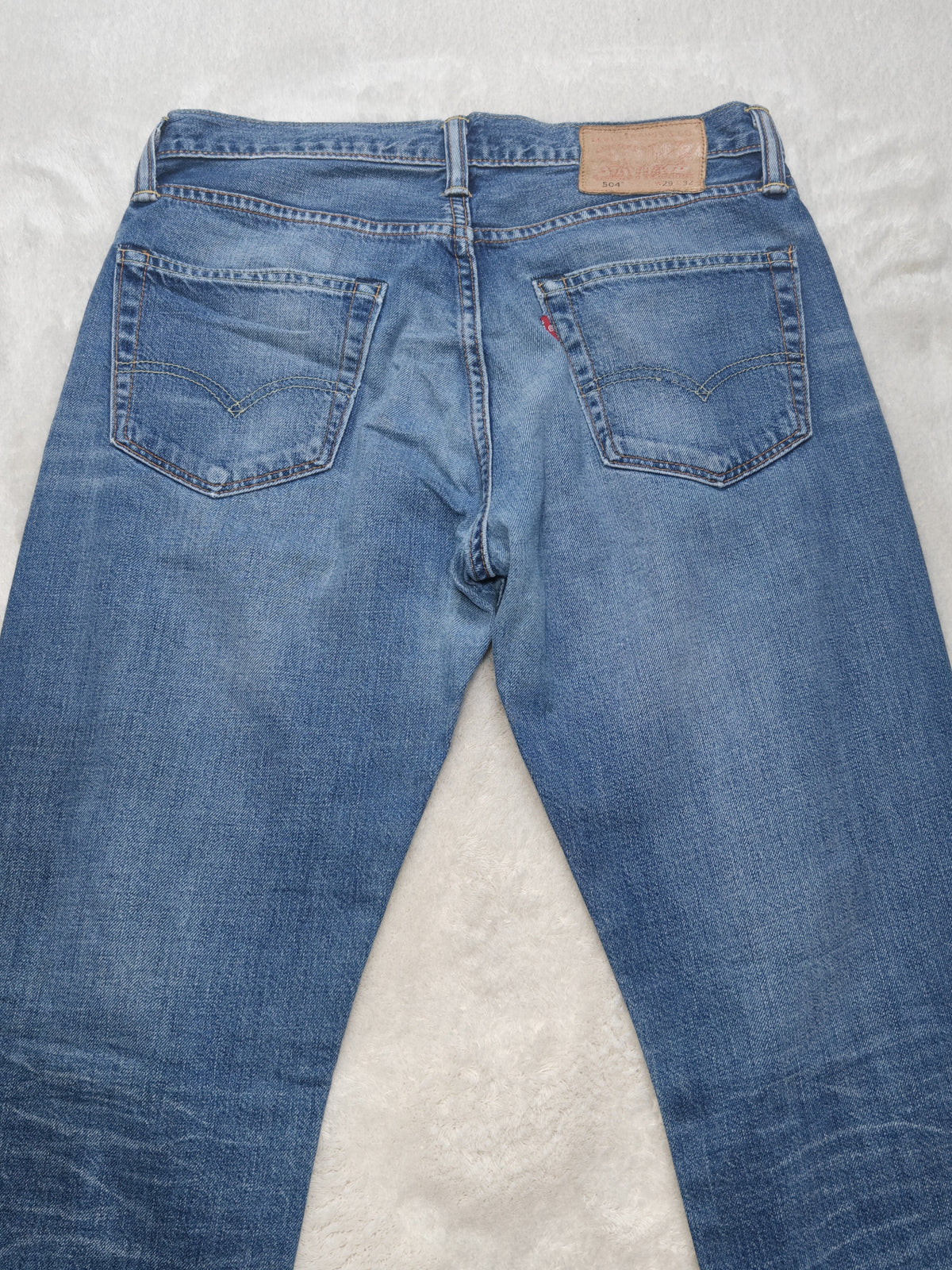 Men Levi’s 504 Blue Straight W29 L32 Jeans