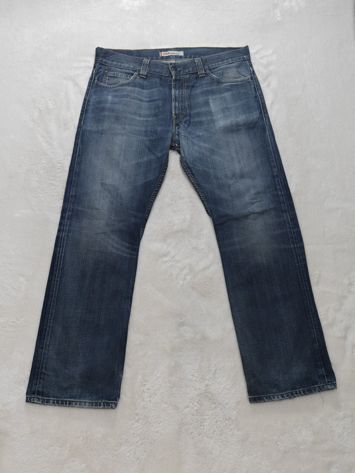 Men Levi’s 506 Blue Straight W38 L32 Jeans