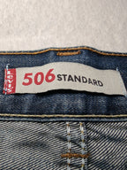 Men Levi’s 506 Blue Straight W38 L32 Jeans