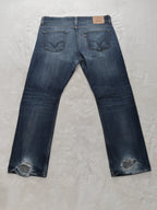 Men Levi’s 506 Blue Straight W38 L32 Jeans