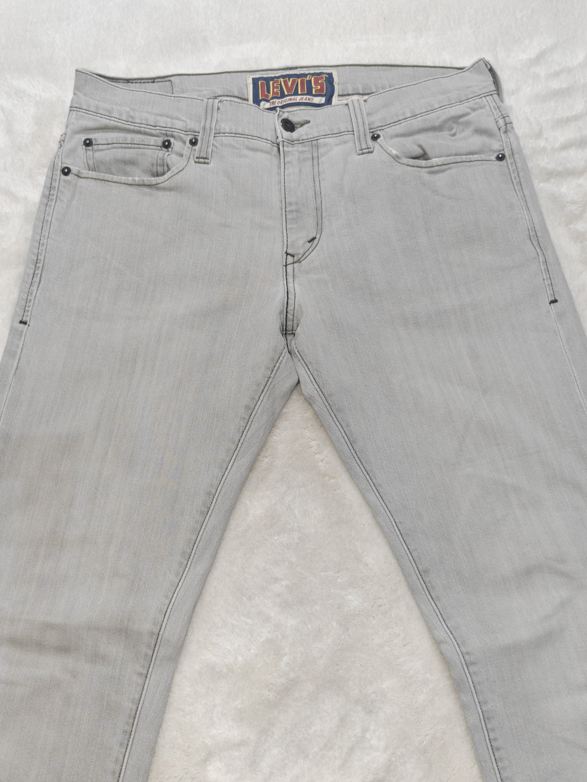 Men Levi’s 511 Light Grey Skinny W33 L34 Jeans