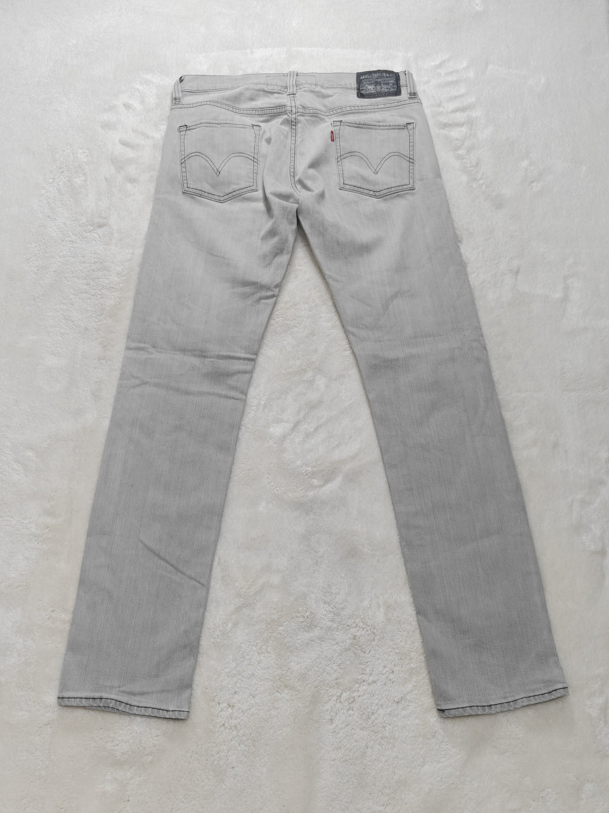 Men Levi’s 511 Light Grey Skinny W33 L34 Jeans