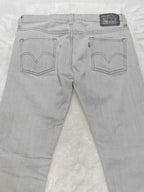 Men Levi’s 511 Light Grey Skinny W33 L34 Jeans