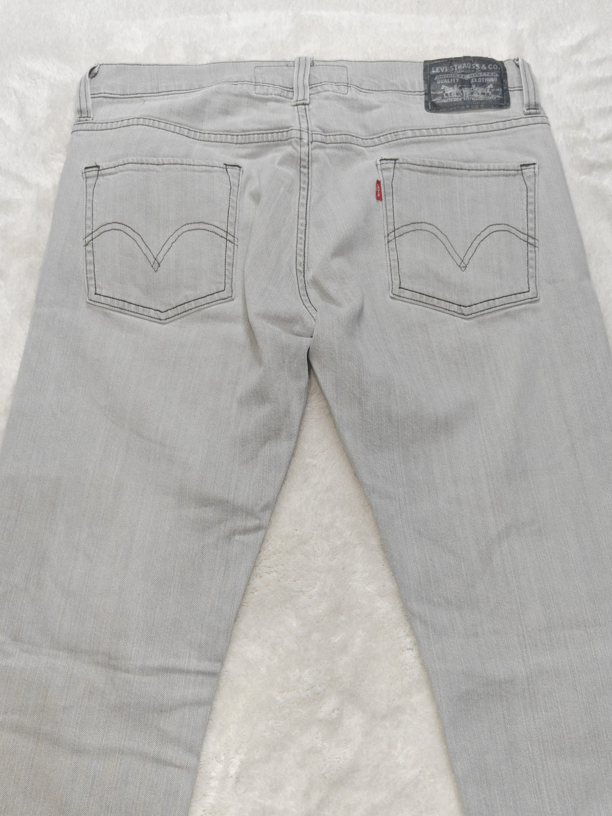 Men Levi’s 511 Light Grey Skinny W33 L34 Jeans