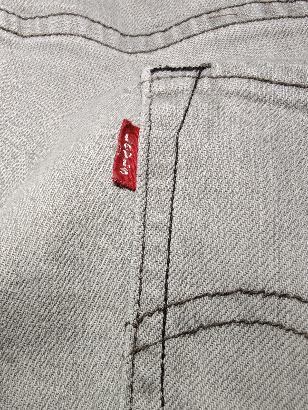 Men Levi’s 511 Light Grey Skinny W33 L34 Jeans