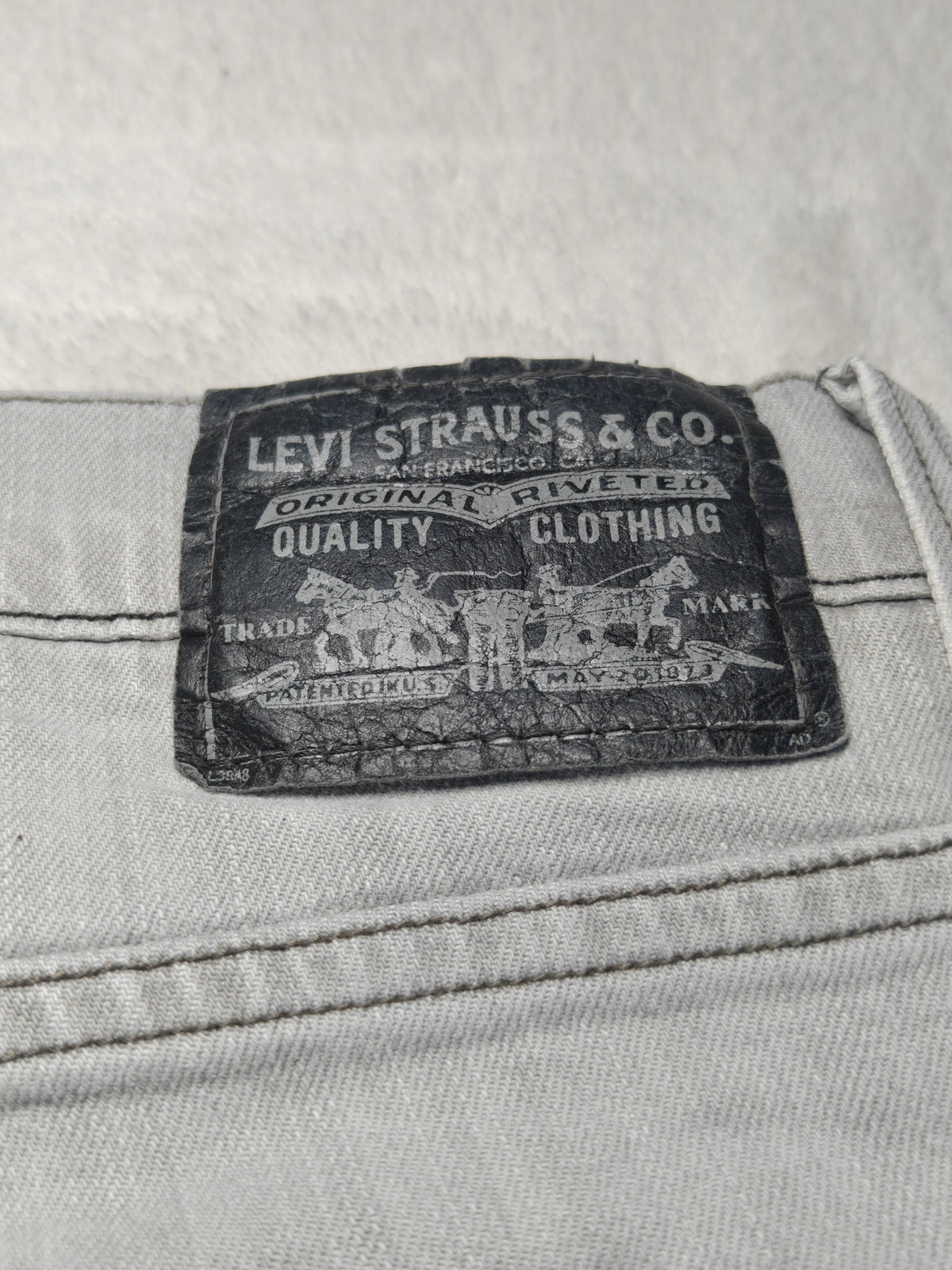 Men Levi’s 511 Light Grey Skinny W33 L34 Jeans