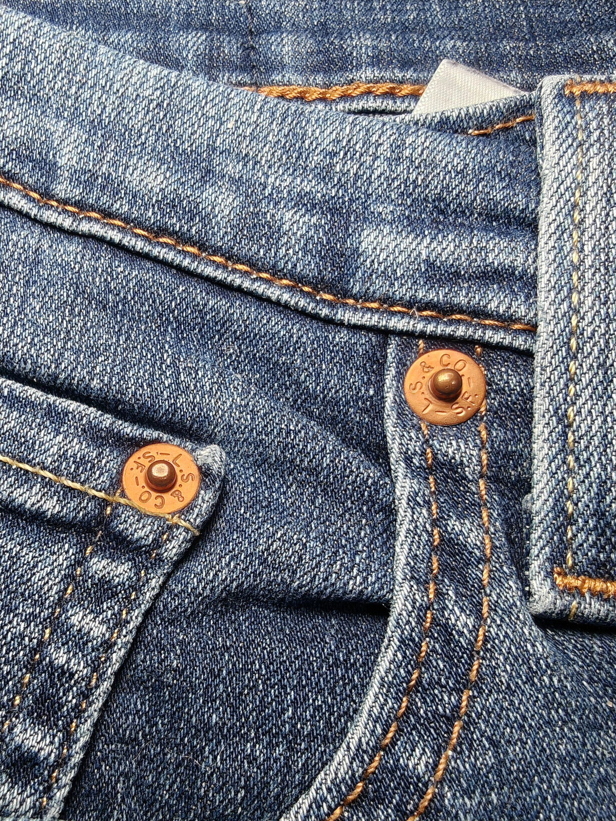 Women Levi’s 724 Blue High Rise Straight W33 L32 (EU 42/XL) Jeans