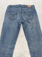 Women Levi’s 524 Blue Low Rise Bootcut W26 L32 (EU 36/S) Jeans