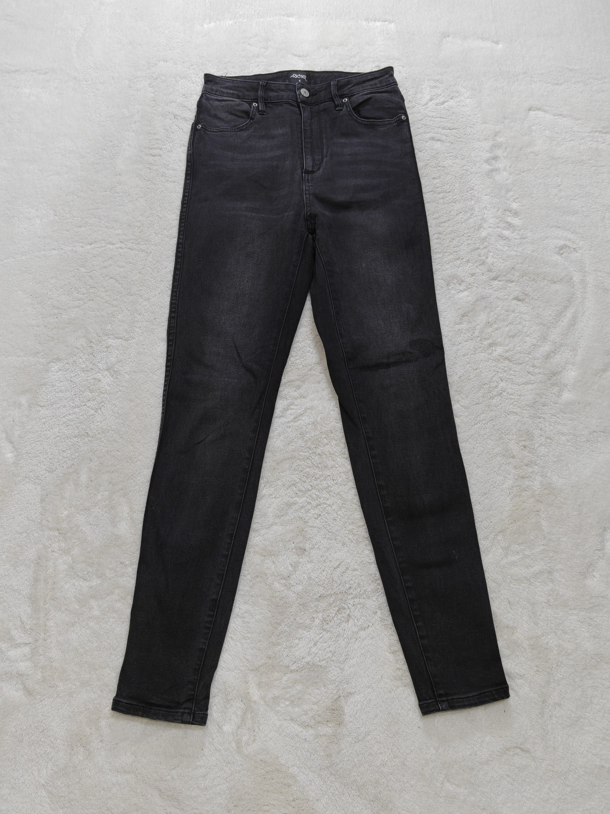 Women Riders by Lee Hi Rider Faded Black Super Skinny W26 L29 (EU 36/S) Jeans