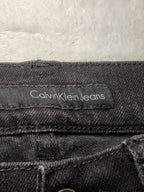 Men Calvin Klein CMA585 Black Skinny W30 L34 Jeans