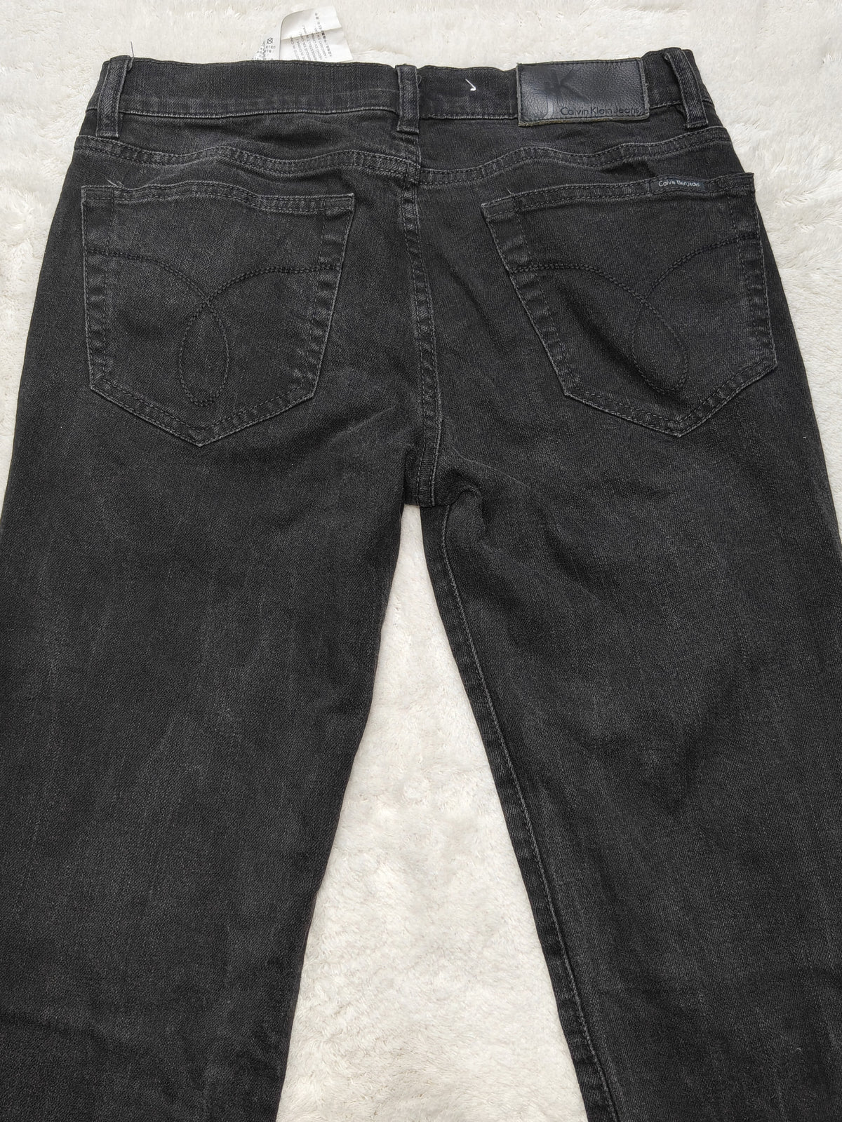 Men Calvin Klein CMA585 Black Skinny W30 L34 Jeans
