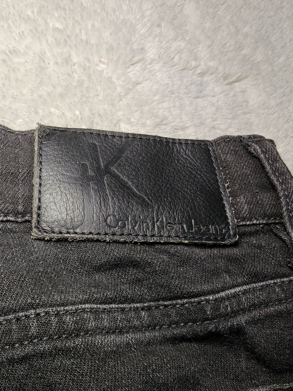 Men Calvin Klein CMA585 Black Skinny W30 L34 Jeans