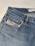 Men Diesel Franker Blue Straight W33 L34 Made in Italy Jeans