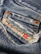 Men Diesel Franker Blue Straight W33 L34 Made in Italy Jeans