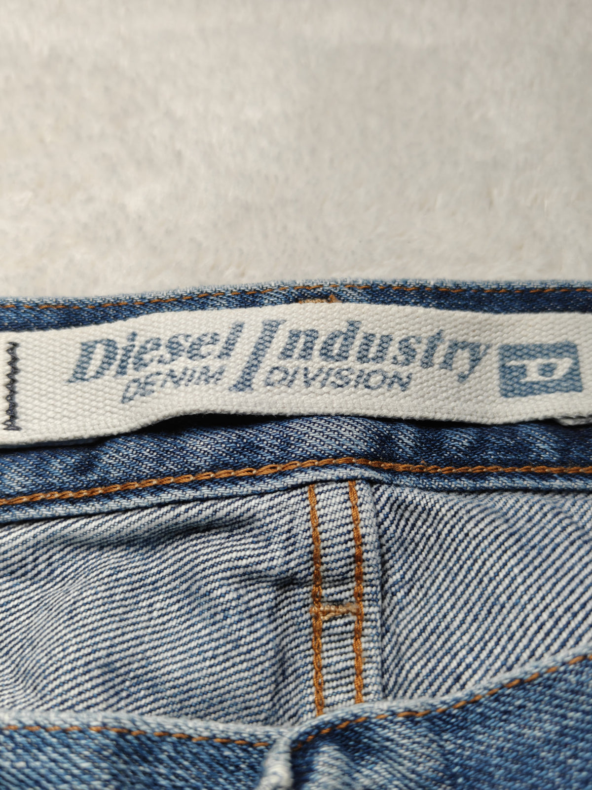 Men Diesel Franker Blue Straight W33 L34 Made in Italy Jeans