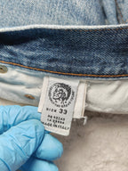 Men Diesel Franker Blue Straight W33 L34 Made in Italy Jeans
