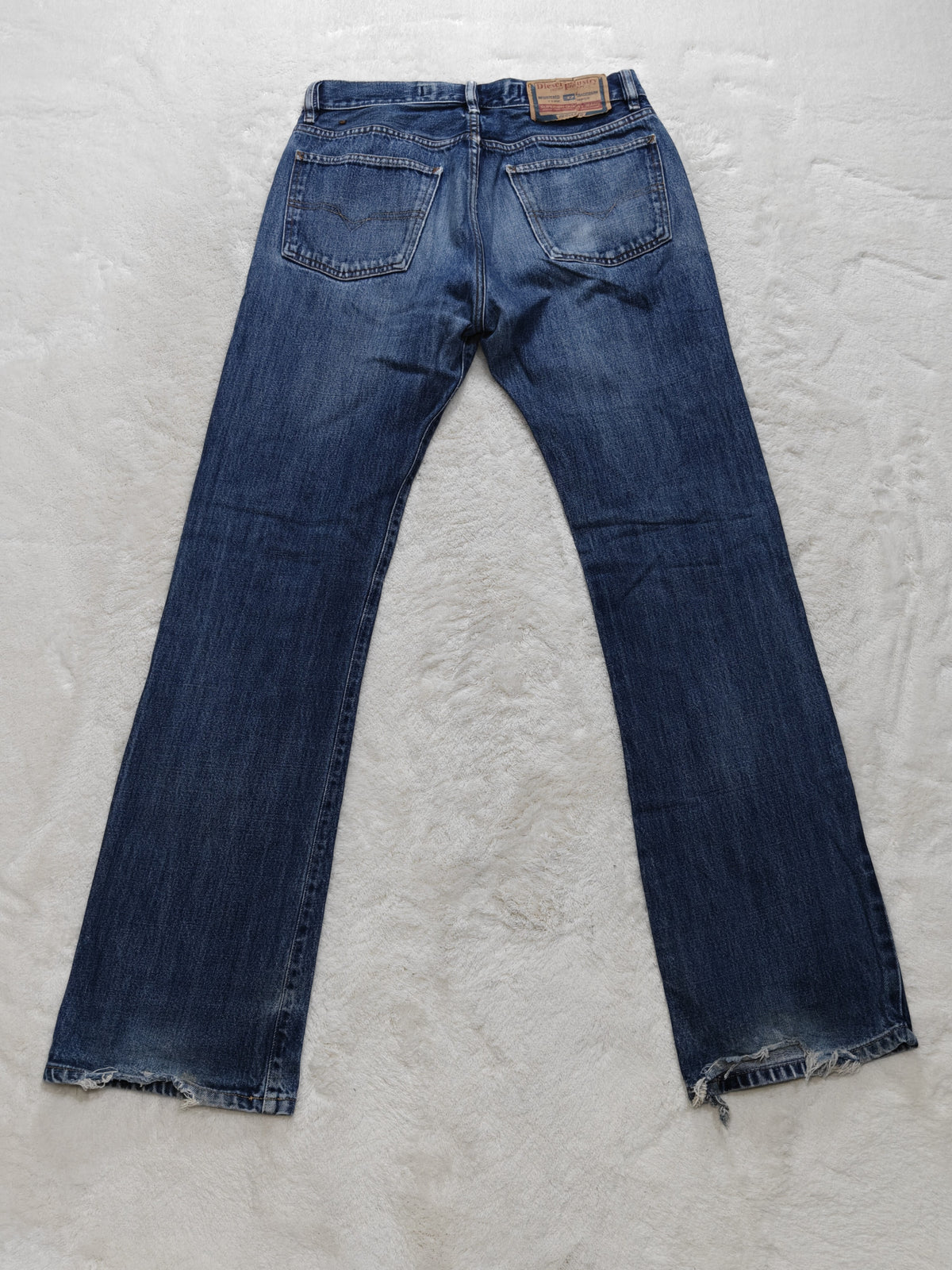 Men Diesel Franker Blue Straight W33 L34 Made in Italy Jeans