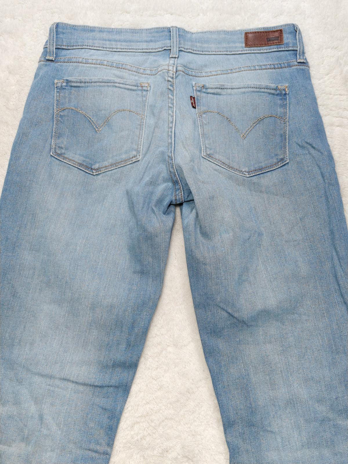 Women Levi’s Demi Curve Light Blue Straight W26 L30 (EU 36/S) Jeans