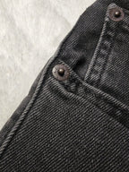 Men Levi’s 512 Lo-Ball Faded Black Tapered W32 L32 Jeans