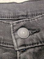 Men Levi’s 512 Lo-Ball Faded Black Tapered W32 L32 Jeans