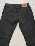Men Levi’s 512 Lo-Ball Faded Black Tapered W32 L32 Jeans