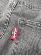 Men Levi’s 512 Lo-Ball Faded Black Tapered W32 L32 Jeans