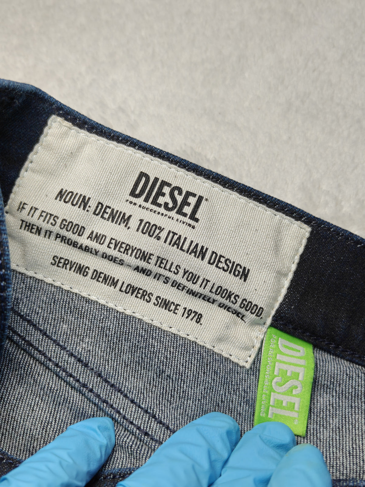 Men Diesel D-Strukt 009MP Dark Blue Slim W33 L32 Jeans