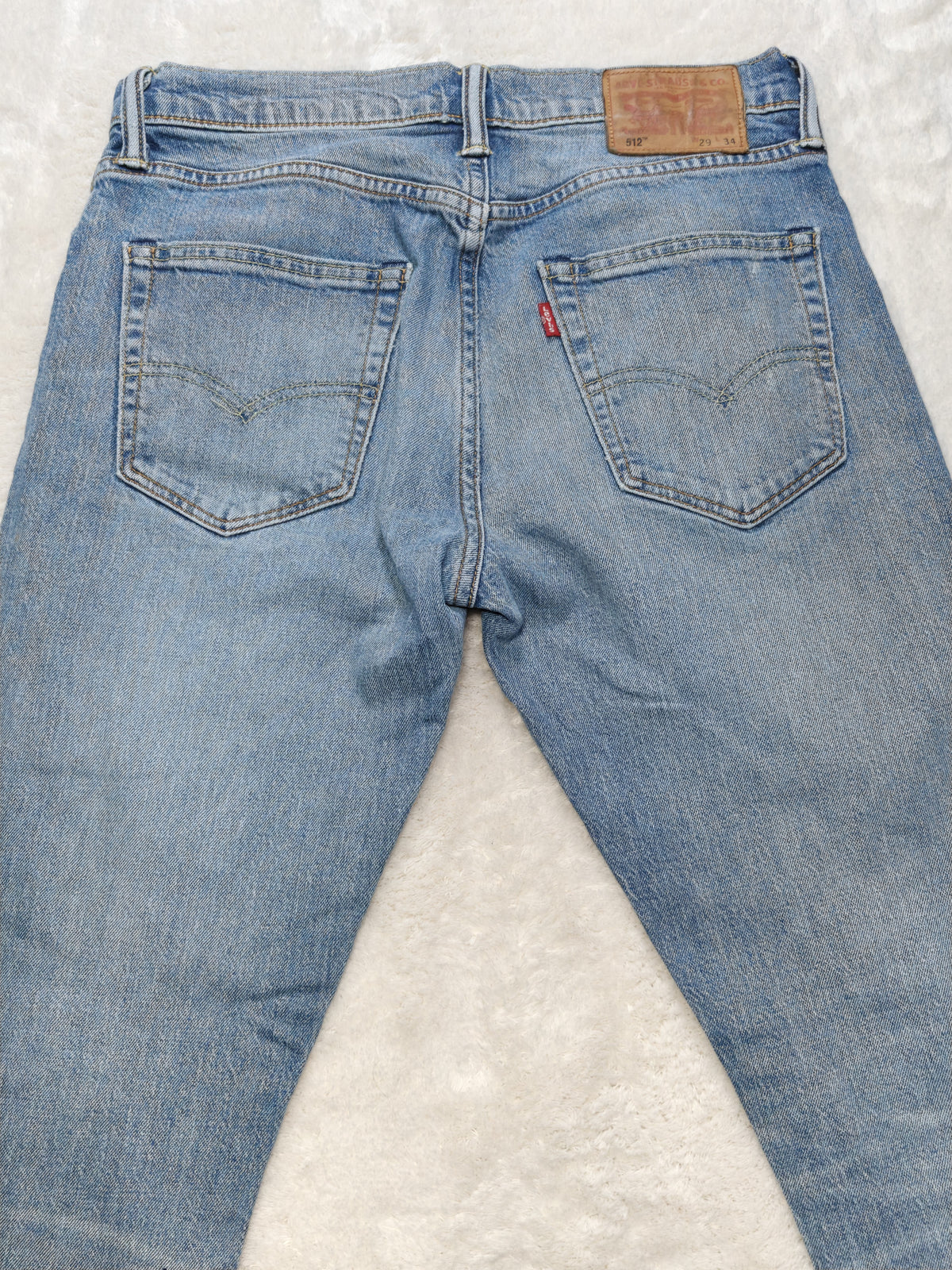 Men Levi’s 512 Light Blue Slim Tapered W29 L30 Jeans