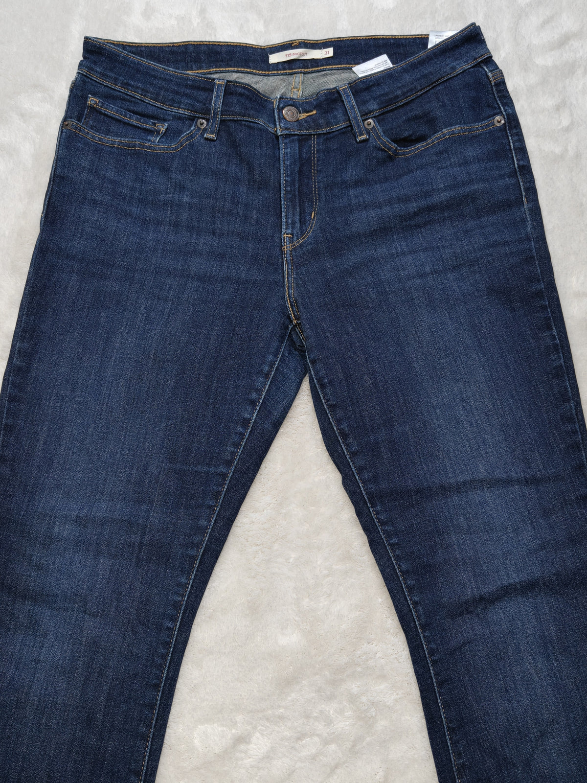 Women Levi’s 715 Dark Blue Bootcut W31 L32 (EU 40/L) Jeans