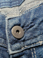 Women G-Star RAW Attacc Blue Straight W27 L32 (EU 36/S) Jeans