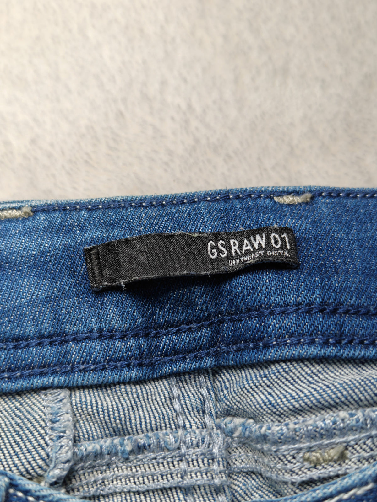 Women G-Star RAW Attacc Blue Straight W27 L32 (EU 36/S) Jeans