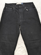 Men Gap Easy Fit Black Relaxed Straight W36 L32 Jeans