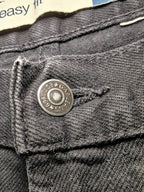 Men Gap Easy Fit Black Relaxed Straight W36 L32 Jeans